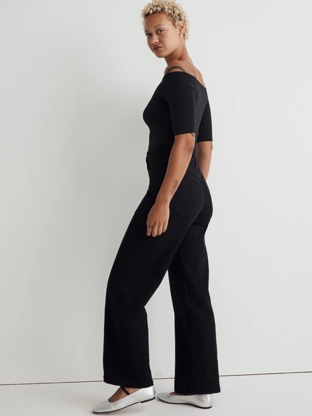 Madewell NWT The Tall Curvy Perfect Vintage Wide Leg Jeans High Rise Size 25T - Picture 3 of 16